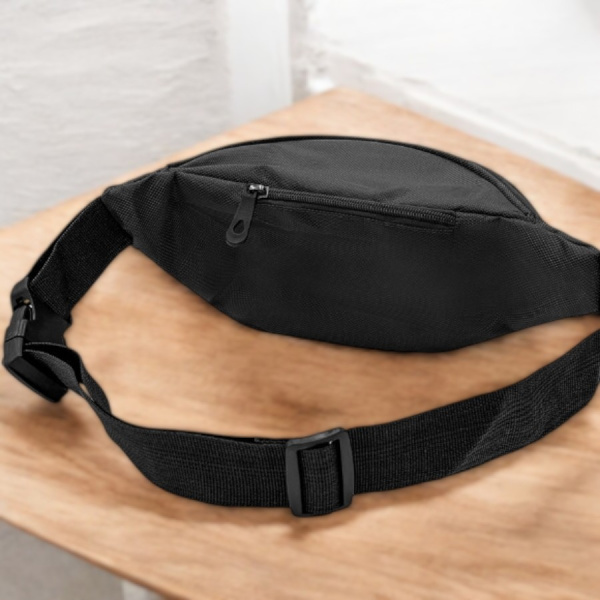 Сумка поясная Classic, 3 кармашка, ремень-защелка / Кросс-боди, бананка через плечо